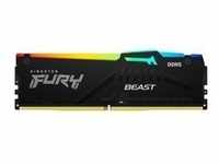 DIMM 32 GB DDR5-6000 , Arbeitsspeicher - schwarz, KF560C40BBA-32, FURY Beast RGB,