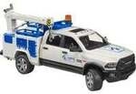 RAM 2500 Service Truck mit Kran und Rundumleuchte, Modellfahrzeug