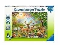 Kinderpuzzle Anmutige Hirschfamilie - 200 Teile