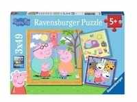 Kinderpuzzle Peppas Familie und Freunde - 3x 49 Teile