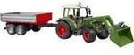Fendt Vario 211 mit Frontlader und Bordwandanh&auml;nger, Modellfahrzeug