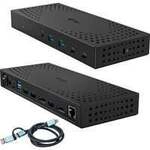 USB 3.0/USB-C/Thunderbolt, Triple 4K Docking Gen 2, Dockingstation