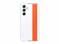 Haze Grip Case, Handyhülle - weiß/orange, Samsung Galaxy A54 5G