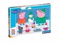 Supercolor Maxi - Peppa Pig, Puzzle - 104 Teile