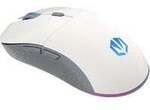 Gem Plus Wireless Onyx White, Gaming-Maus