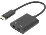 USB-C Adapter auf USB-C + 3,5mm Klinke