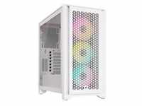 iCUE 4000D RGB AIRFLOW True White, Tower-Gehäuse - weiß, Tempered Glass