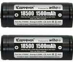 Akku-Set 18500 Li-Ion