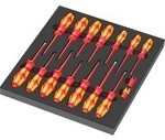 9711 Schaumstoffeinlage VDE Schraubendreher-Set 1, 16‑teilig