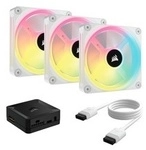 iCUE LINK QX120 RGB 120-mm-PWM-Lüfter, Gehäuselüfter - weiß, Starter-Kit, 120 mm iCUE LINK QX120 RGB 120-mm-PWM-Lüfter, Gehäuselüfter - weiß, Starter-Kit, 120 mm