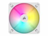 iCUE AR120 Digital RGB 120-mm-PWM, Gehäuselüfter - weiß, einzelner Lüfter