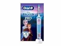 Oral-B Vitality Pro 103 Kids Frozen, Elektrische Zahnbürste - hellblau/weiß