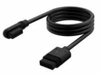 iCUE LINK Slim-Kabel, 600mm, 90° abgewinkelt - schwarz, 1 Stück
