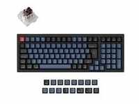 K4 Pro, Gaming-Tastatur - schwarz/blaugrau, DE-Layout, Keychron K Pro Brown,
