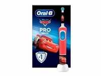 Braun Oral-B Vitality Pro 103 Kids Cars, Elektrische Zahnbürste rot/weiß Stufen: 2