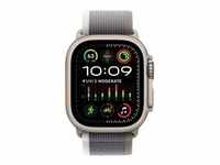 Watch Ultra 2, Smartwatch - grün/grau, 49 mm, Trail Loop, Titangehäuse, Cellular