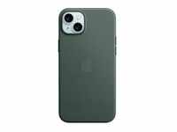 Feingewebe Case mit MagSafe, Handyhülle - dunkelgrün, iPhone 15 Plus
