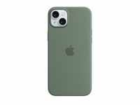 Silikon Case mit MagSafe, Handyhülle - dunkelgrün, iPhone 15 Plus