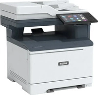 Xerox C415V/DN, Xerox VersaLink C415DN, Multifunktionsdrucker grau/blau, USB, LAN,