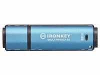 Kingston 32 GB IronKey Vault Privacy 50 Verschlüsselter USB-Stick Metall USB 3.2