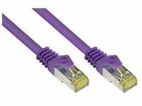 Good Connections Patchkabel mit Cat. 7 Rohkabel S/FTP 15m violett