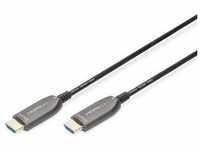 DIGITUS HDMI AOC Hybrid Glasfaser Anschlusskabel, Typ A M/M, 30m AK-330126-300-S