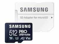 Samsung PRO Ultimate 512 GB microSD-Speicherkarte mit SD-Karten-Adapter MB-MY512SA/WW