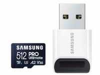 Samsung PRO Ultimate 512 GB microSD-Speicherkarte mit USB-Kartenleser MB-MY512SB/WW