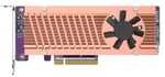 QNAP QM2 Card QM2-2P-384A PCIe 3.0 Erweiterungskarte f&uuml;r zwei M.2 NVMe SSDs