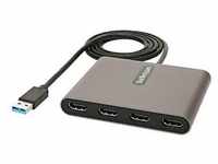 Startech USB 3.0 auf 4x HDMI Adapter - USB Typ-A auf Quad HDMI Display Adapter