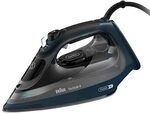 Braun TexStyle 9 Dampfb&uuml;geleisen SI 9682 3200 W Dunkelblau