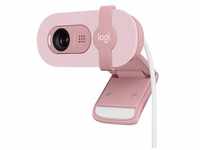 Logitech Brio 100 Full HD-Webcam Rosé - inkl. Beleuchtungskorrektur 960-001623