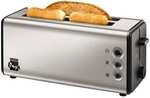 Unold 38915 Onyx Duplex Doppel-Langschlitz-Toaster Edelstahl