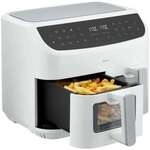 Medion MD 11760 Life P20 XXL Twin Doppelzonen-Hei&szlig;luftfritteuse 8,7 l, wei&szlig;