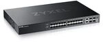 ZyXEL XGS2220-30F Gigabit Managed Stack Switch, 2x RJ-45, 24x SFP, 4x SFP+