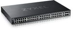 ZyXEL XGS2220-54 Gigabit Managed Stack Switch, 50x RJ-45, 4x SFP+, Rackmount