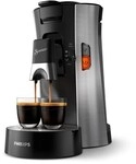 Philips CSA250/10 SENSEO Select Kaffeepadmaschine, schwarz/geb&uuml;rstetes Metall