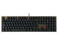 CHERRY KC 200 MX - MX2A Red/Linear - Kabelgebundene Tastatur, Schwarz/Bronze
