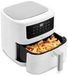 Medion MD 11750 Life P10 XL Duo-Hei&szlig;luftfritteuse 6,8 l, wei&szlig;