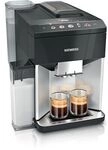 Siemens TQ513D01 EQ.500 integral Kaffeevollautomat Klavierlack/ Silber