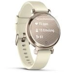 Garmin Lily&reg; 2 Cremegold/Kokos Aluminium mit Silikon-Armband 14mm