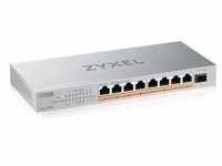 ZyXEL XMG-108 8 Port 10/2,5G MultiGig PoE++ 100W Switch unmanaged, 8xPoE++ (60W)