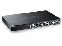 ZyXEL XGS2220-30 30-Port Managed Stack Switch, 26x RJ-45, 4x SFP+, Rackmount