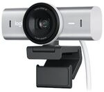 Logitech MX Brio Ultra Hellgrau/Silber, 4K/UHD (3840 x 2160) Webcam, Streaming,