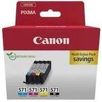 Canon CLI-571 Druckerpatronen Multipack Schwarz Cyan Magenta Gelb 0386C008