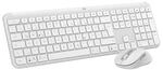 Logitech Signature Slim Combo MK950 Pale Grey - Bluetooth, Logi Bolt Adapter, 4000