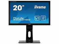 iiyama ProLite B2083HSD-B1 49,4cm (20") WSXGA TN LED-Monitor Pivot VGA DVI