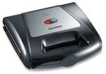 Severin SA 2968 Multi-Sandwich-Toaster, ca. 1000 W, schwarz/chrome