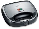 Severin SA 2969 Sandwich-Toaster, ca. 600 W, schwarz/edelstahl