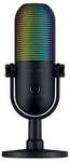 RAZER Seiren V3 Chroma Schwarz - RGB USB Mikrofon mit Tap-to-Mute-Funktion